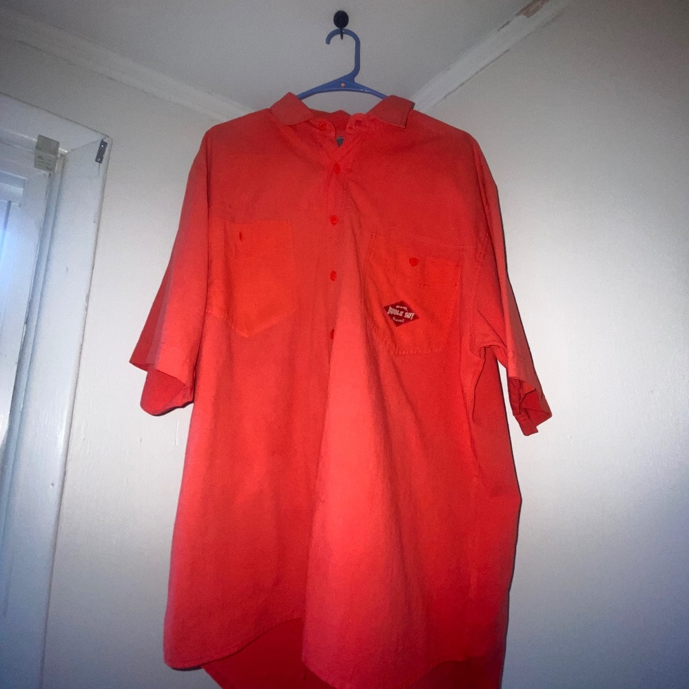 Bugle boy salmon button down